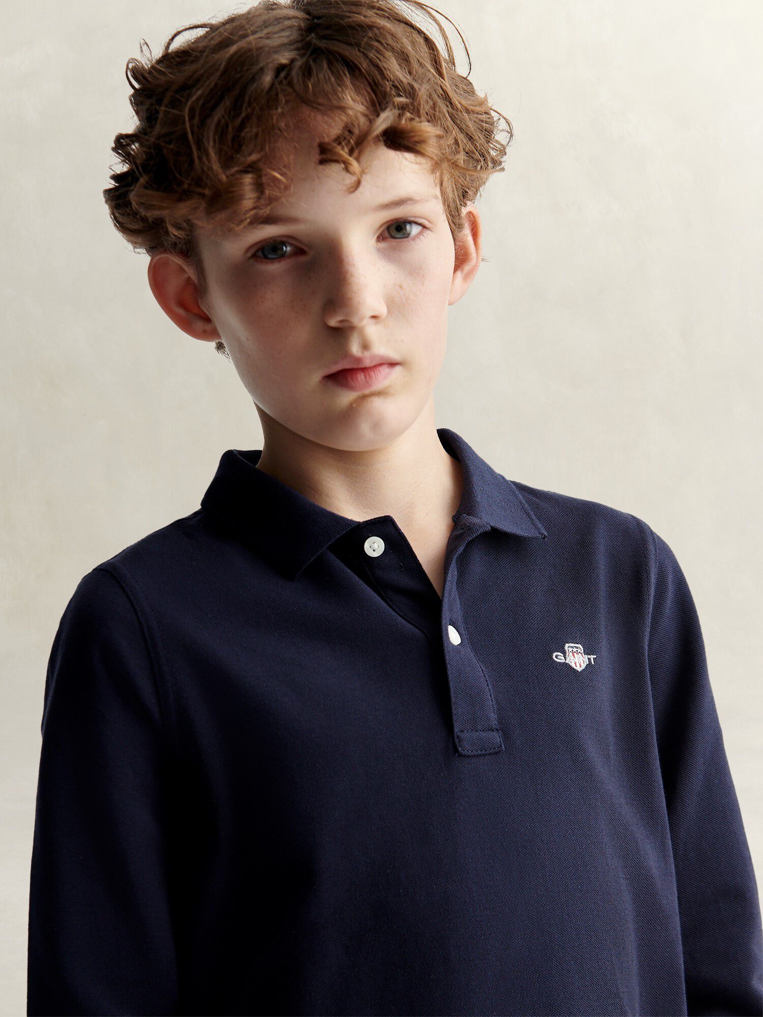 Shield LS Pique Polo Shirt