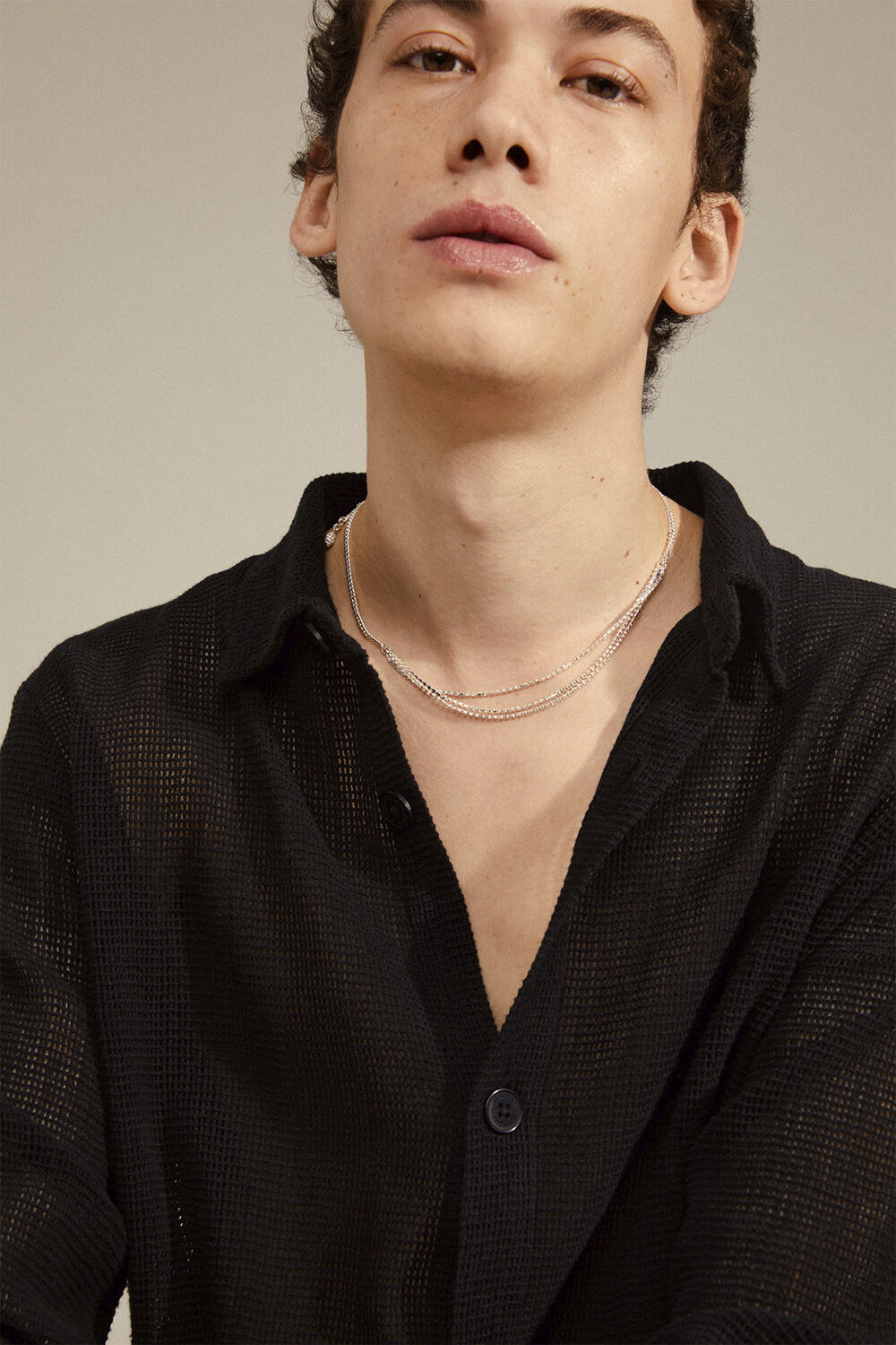 BLINK crystal necklace silver-plated