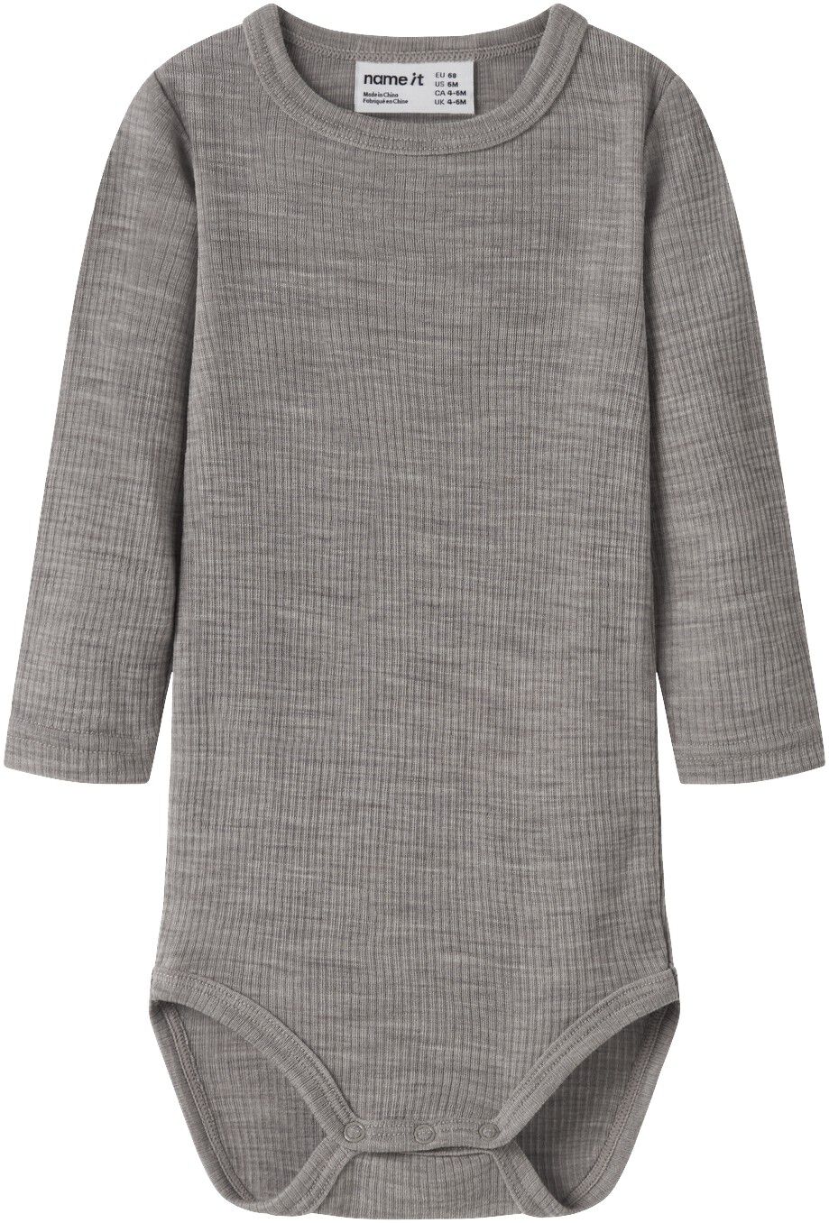 Nbnwax Wool Rib Ls Body Noos