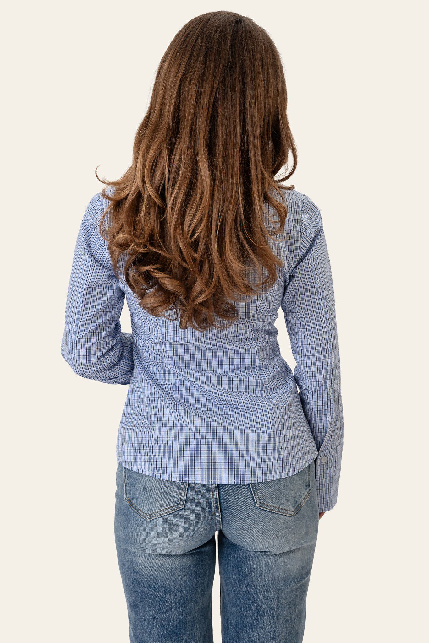 SiljeIC Shirt - Blue White Checks