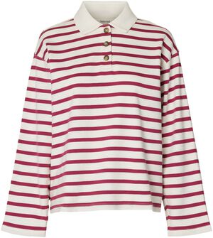 SLFWADA LS STRIPE COLLAR TOP NOOS