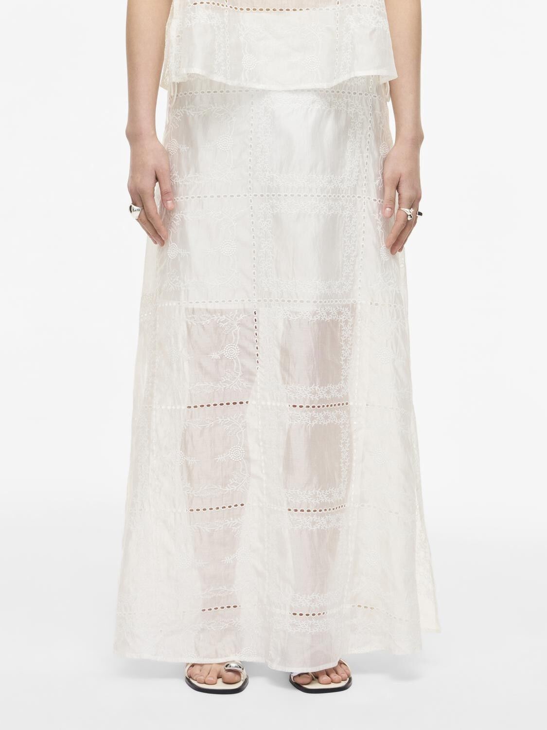 Rouluca Hw Midi Skirt/Pf