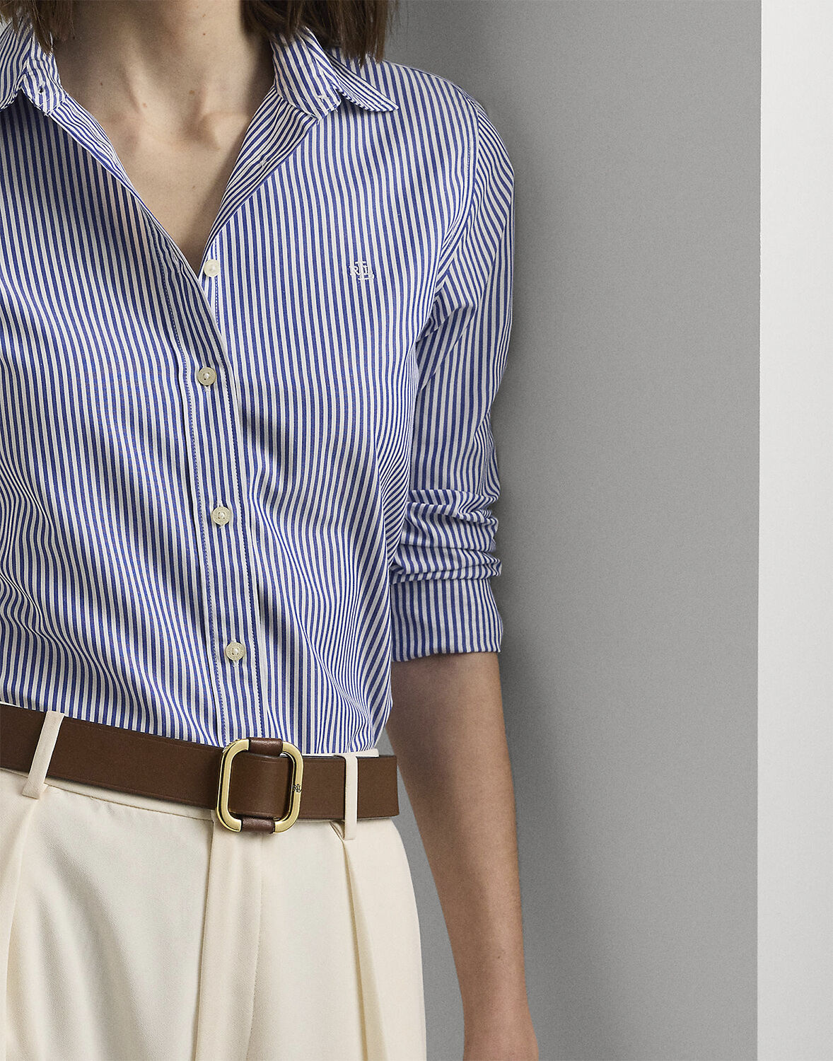 Striped Easy Care Cotton Shirt