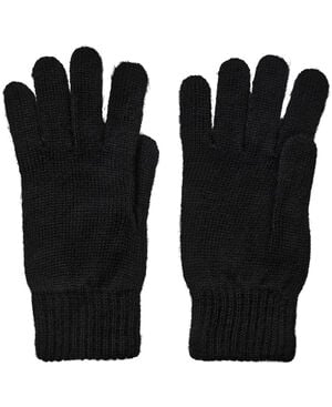 2 Pack Knitted Gloves Black