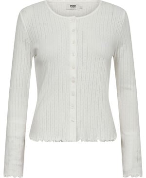 Eloise 10 Cardigan Pointelle - 100% Økologisk Bomuld GOTS