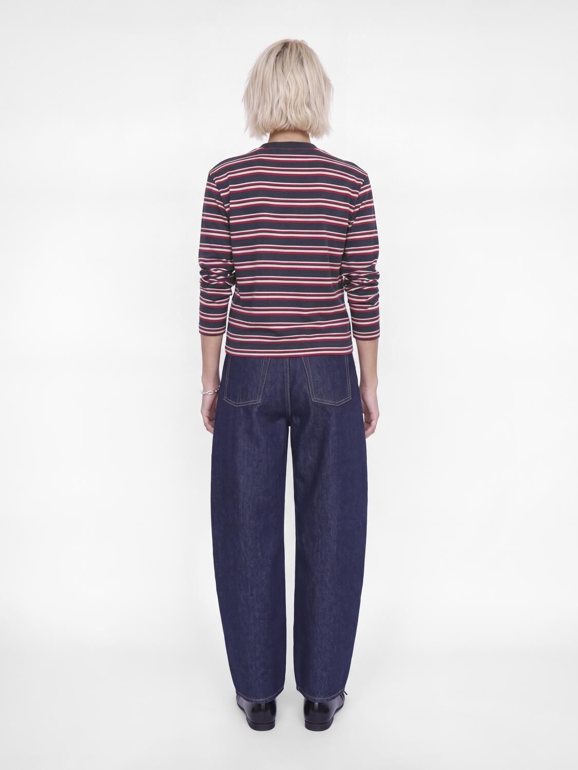 Jxsophia Boxy Ls Stripe Tee Jrs Sn