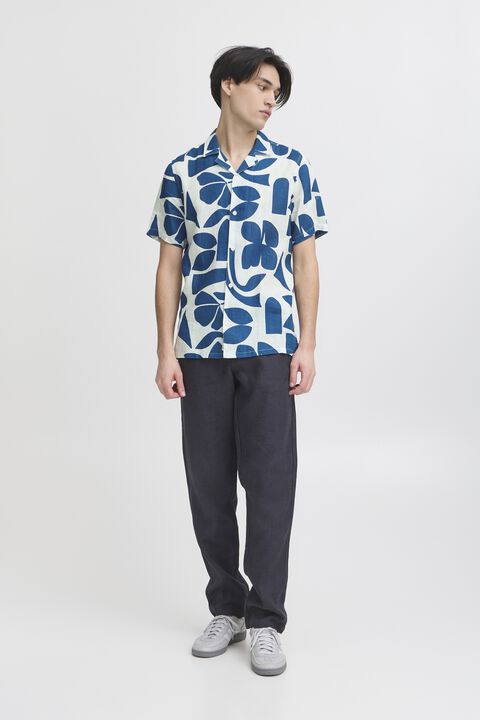 CFWESTON SS RC printet linen shirt