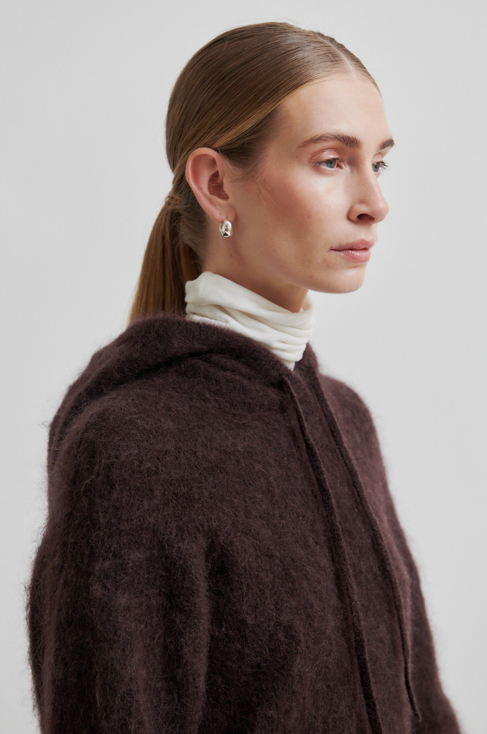 Anneleen Knit Hoodie