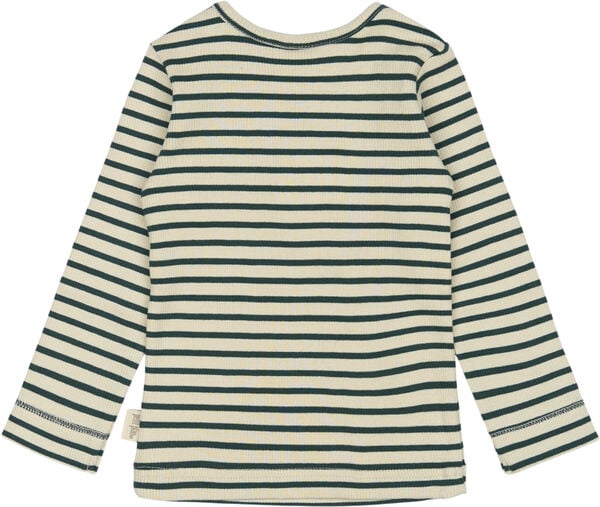 T-shirt L/S Modal Striped