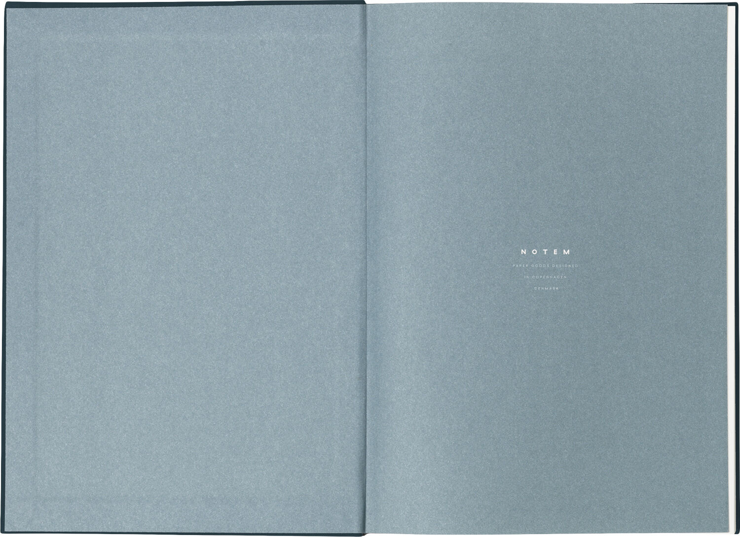 BEA, Notebook med elastik b&aring;nd, Dark blue