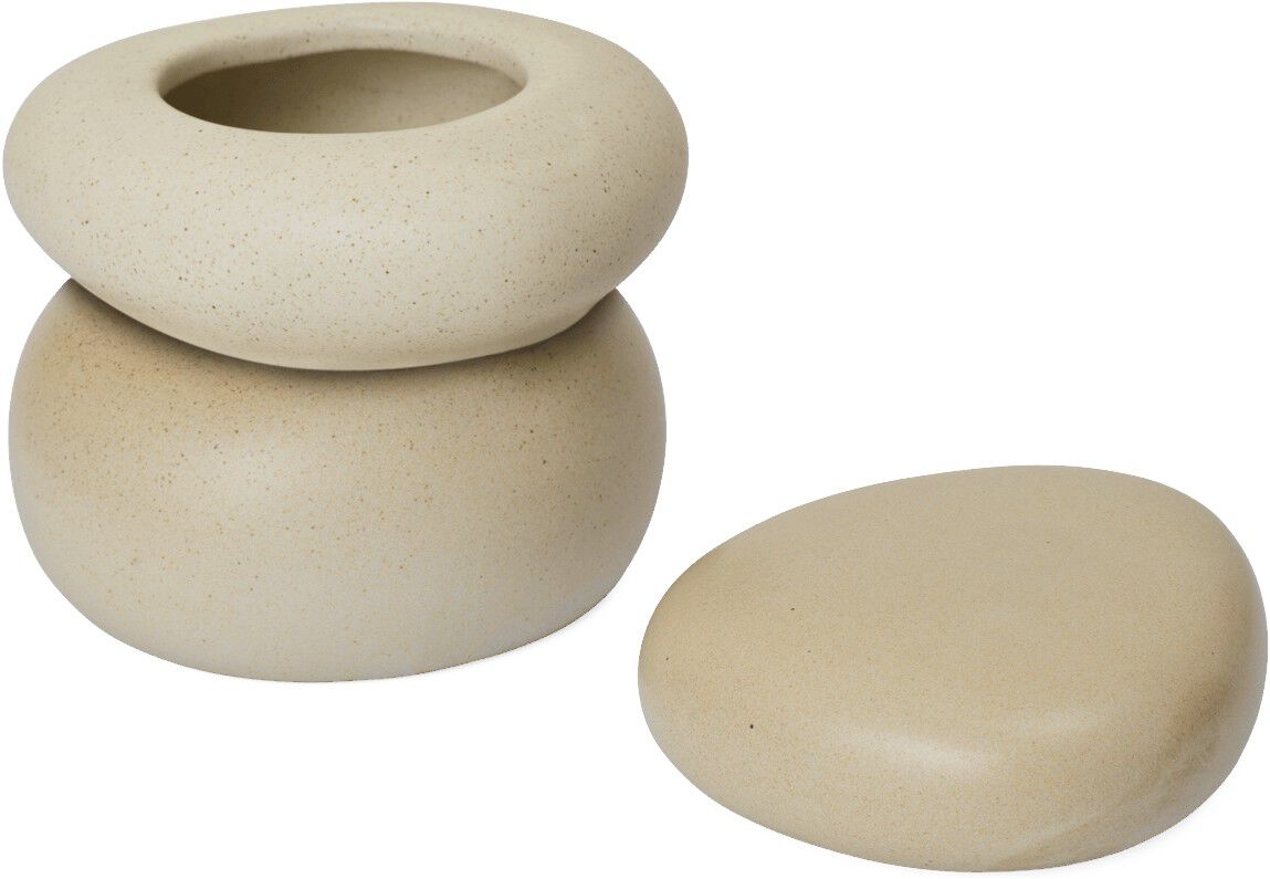 Pebble Box - Large - Sand/Cream