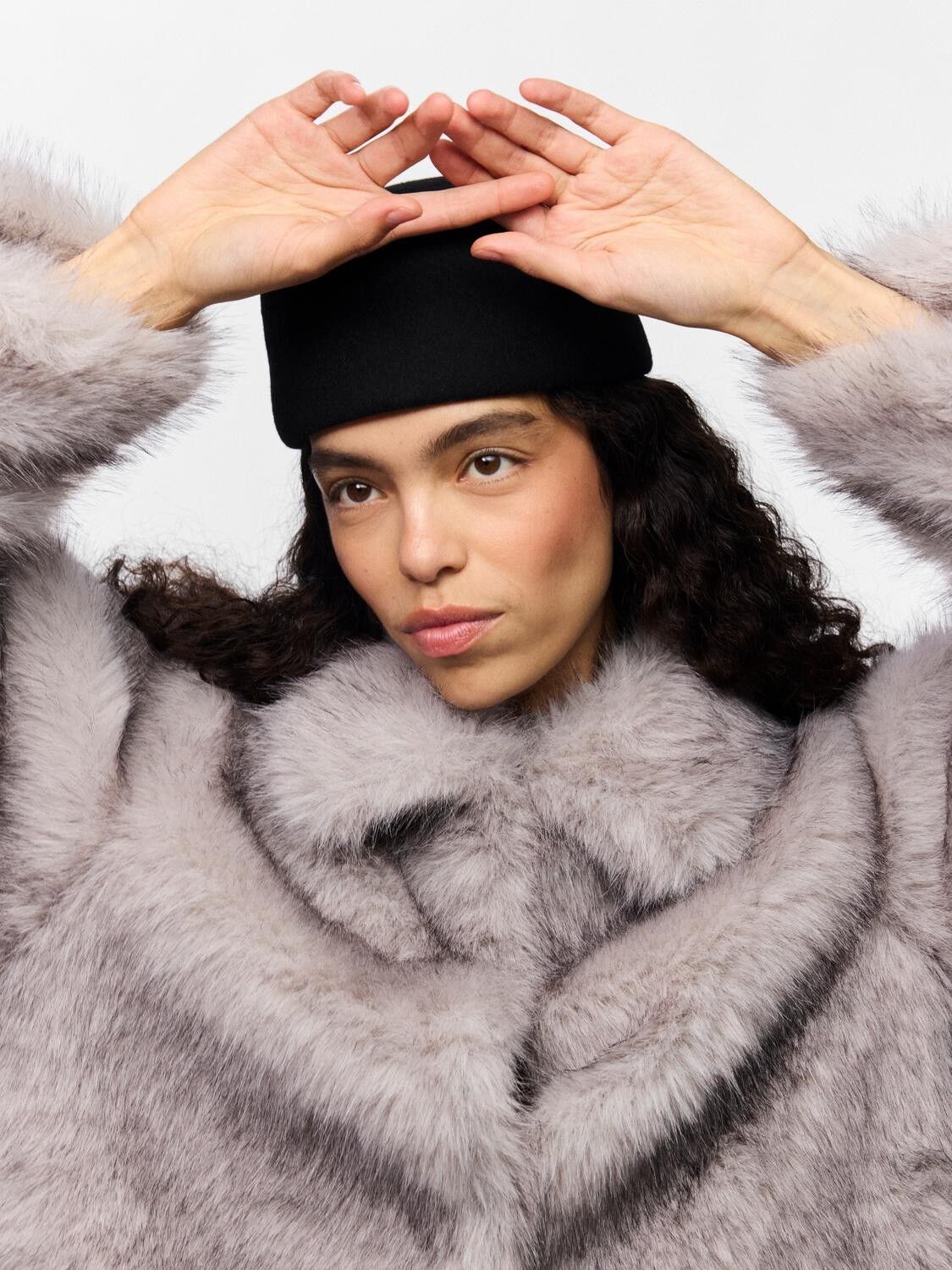 PCVIOLA PILLBOX WOOL HAT BC