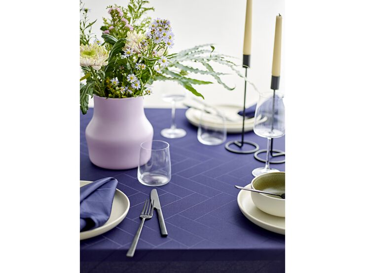 Duk Tiles Damask Indigo