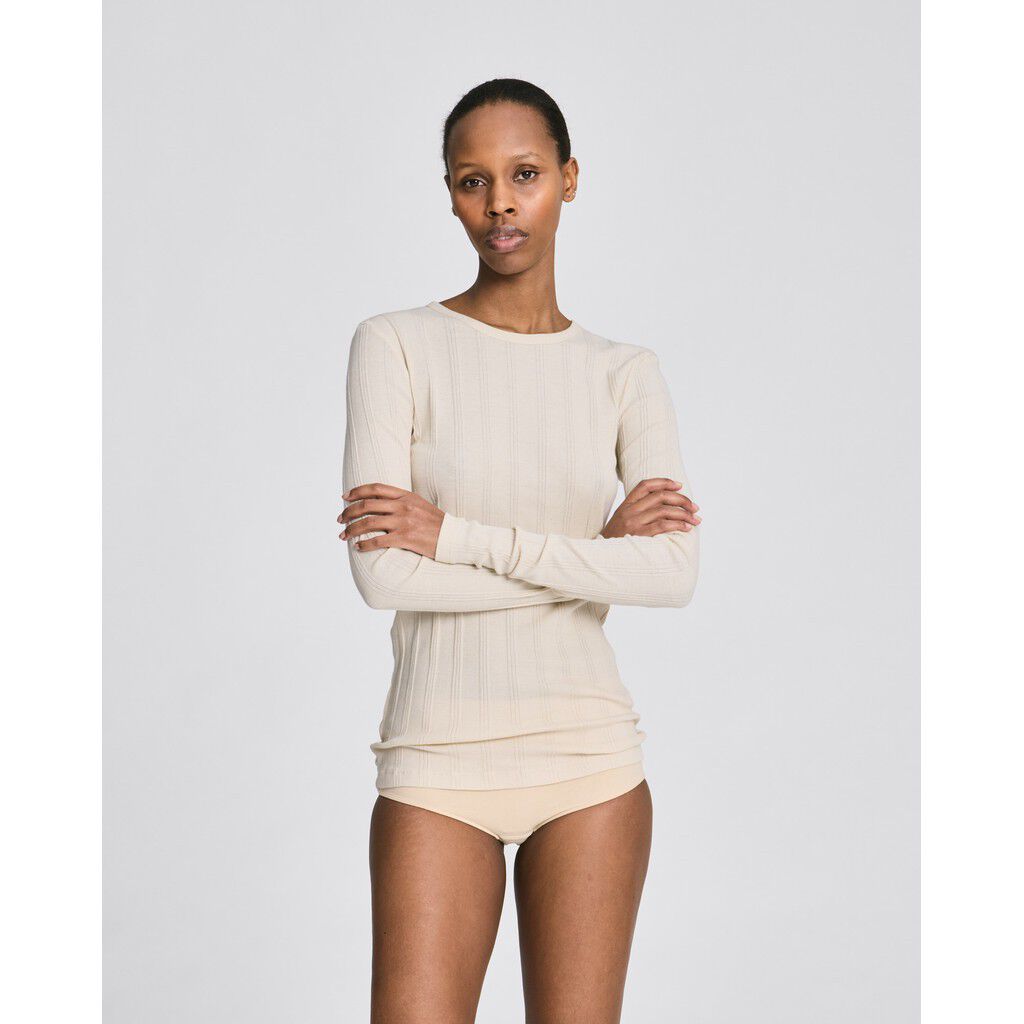 Thyra L/S Cotton Top Drop Needle GOTS