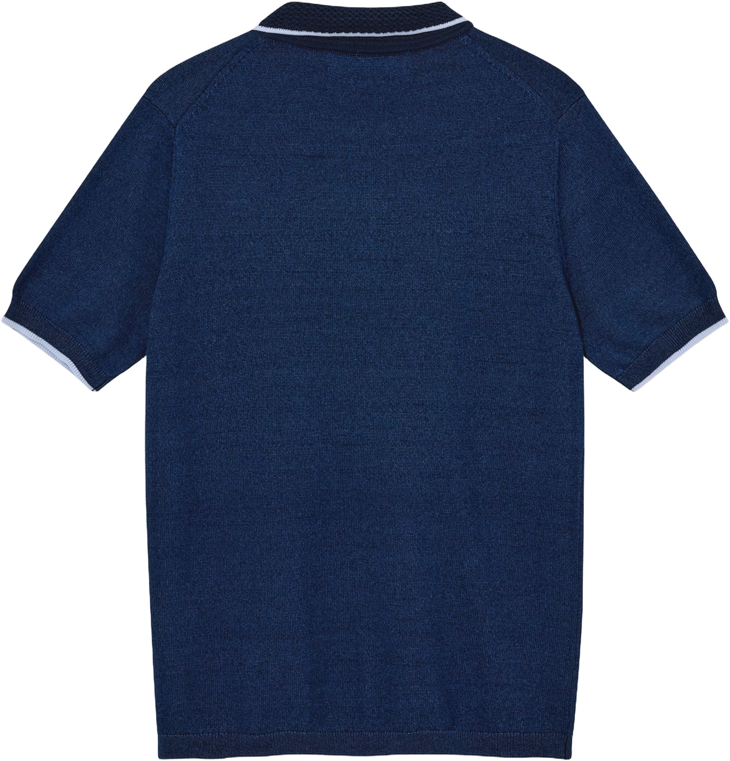 MMGFrancesco Indigo Polo SS Knit