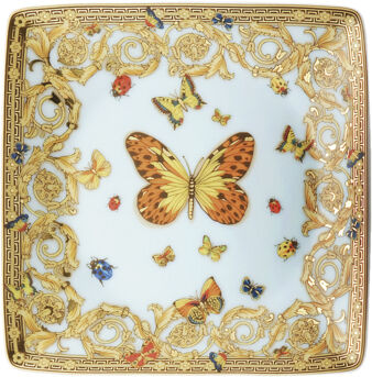 Bowl 12cm sq. flat, Le jardin de Versace, Versace