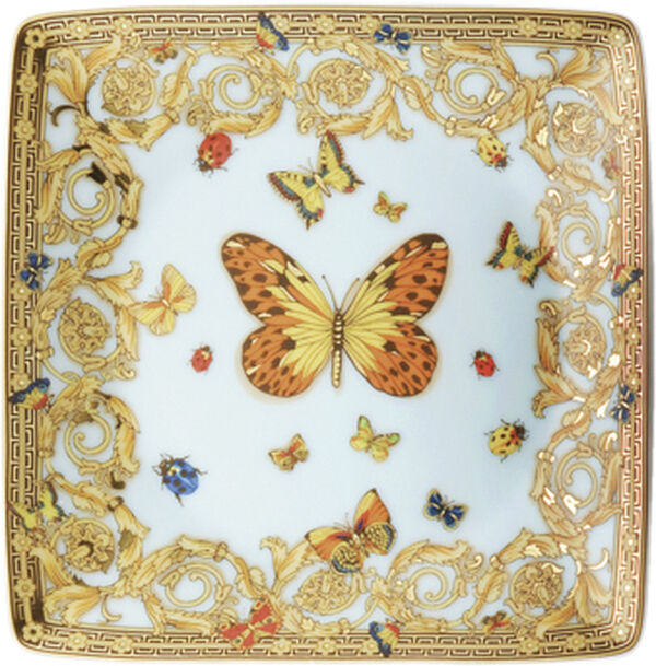Bowl 12cm sq. flat, Le jardin de Versace, Versace