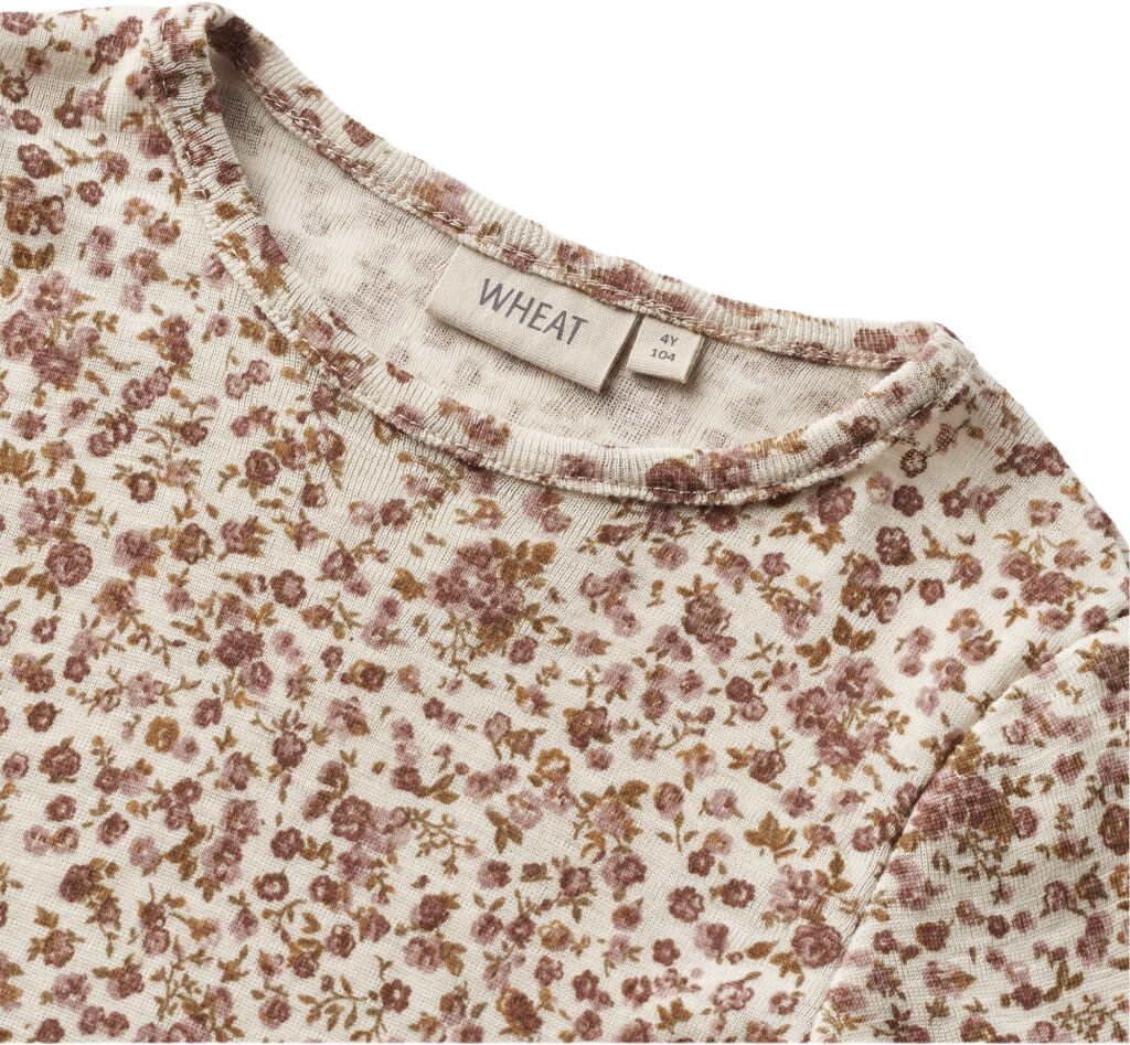 Lang&aelig;rmet Uld T-shirt