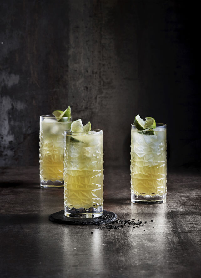 Ölglas/longdrinkglas Mixology Textures 48 cl 4 st