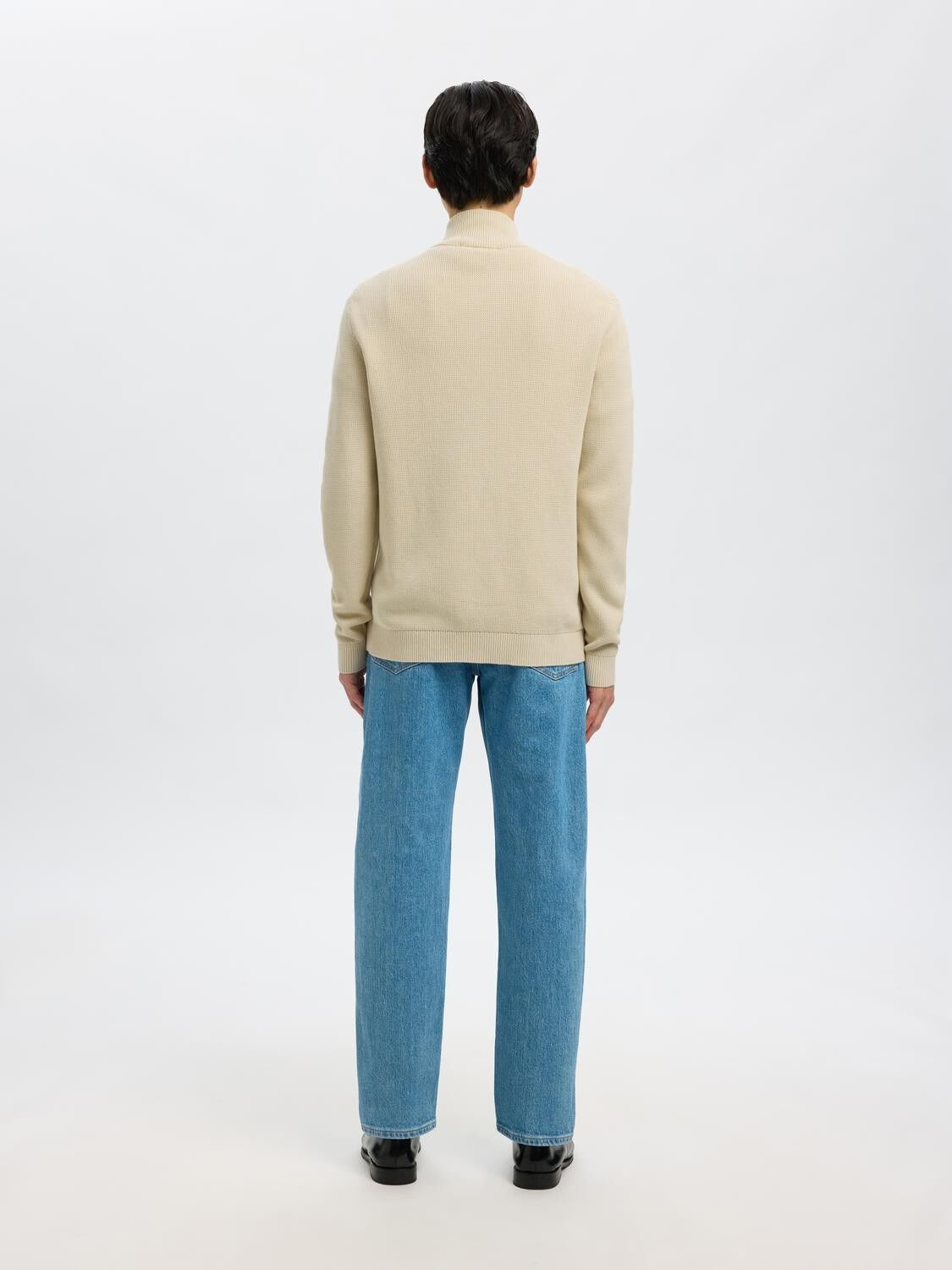 Slmdane Ls Knit Structure Full Zip Noos