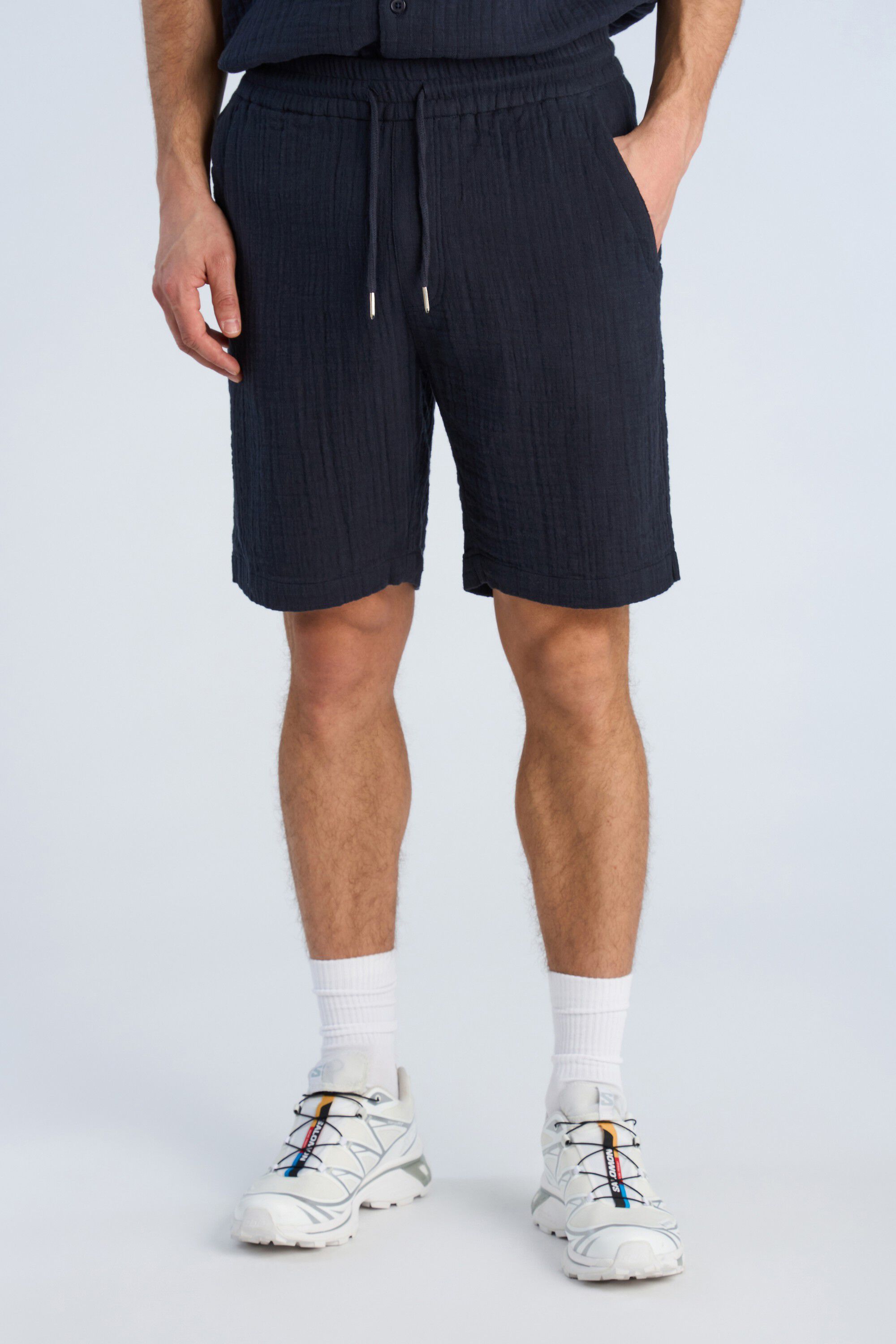 Cotton muslin shorts