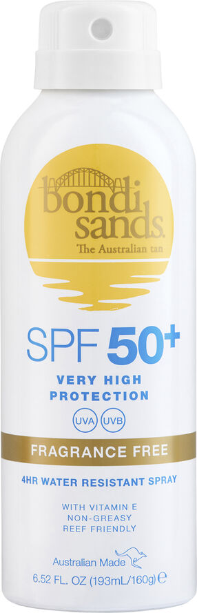 BONDI SANDS SPF 50+ Fragrance Free Sunscreen Spray 160 g