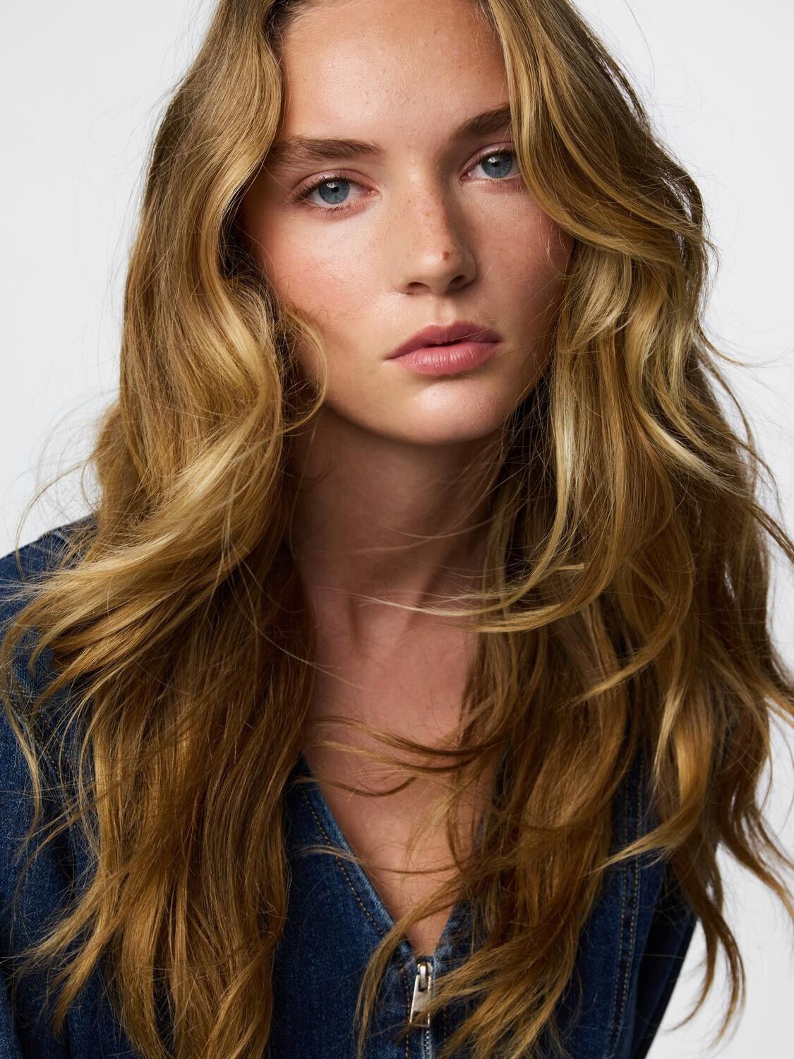 PCFLORA LS DENIM SHIRT