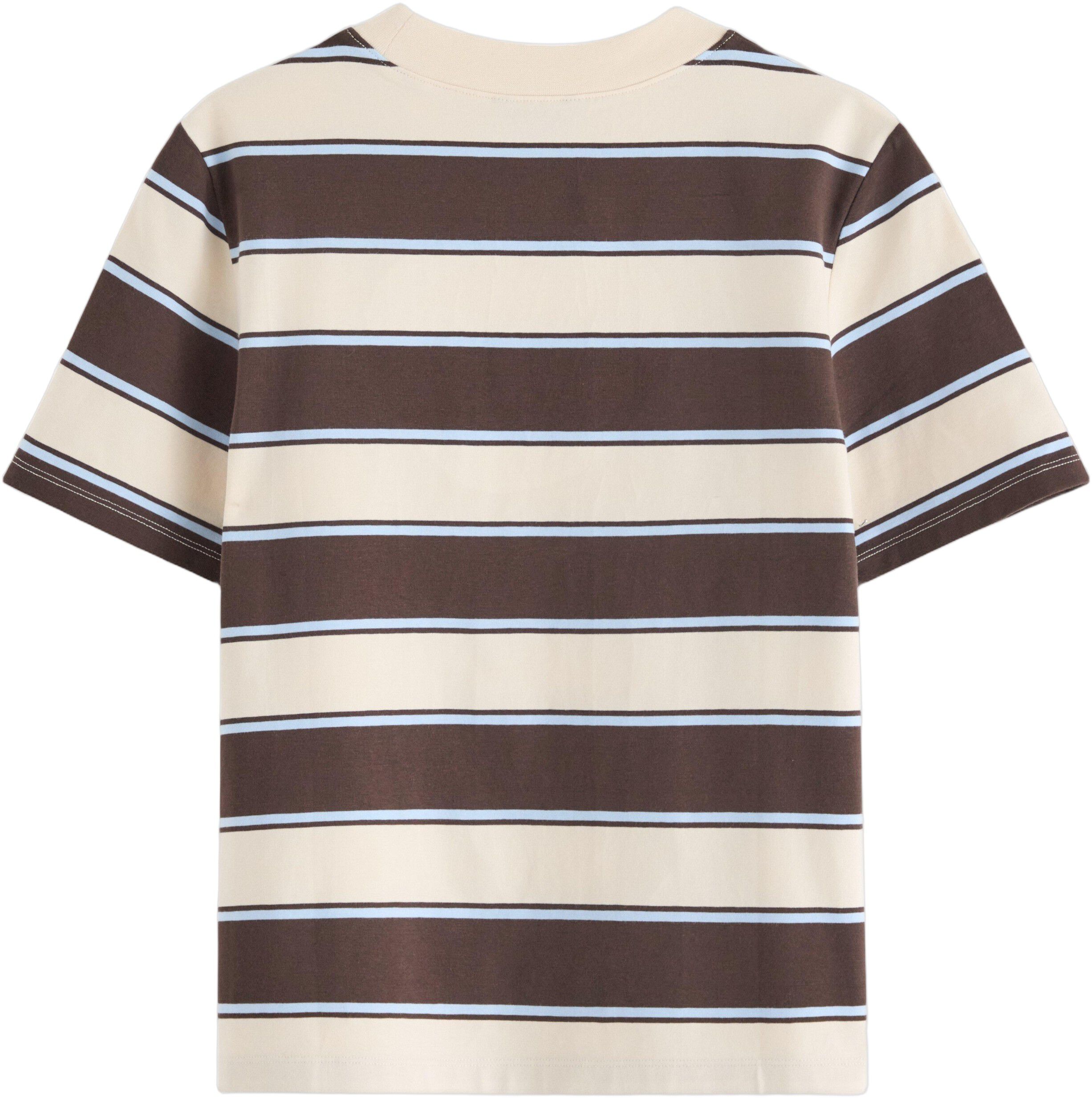 Striped t-shirt in soft cotton with