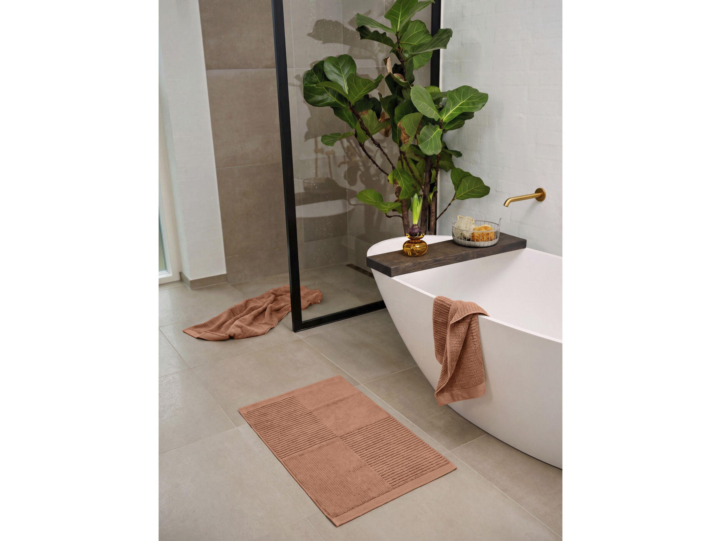 Badematte Classic Black