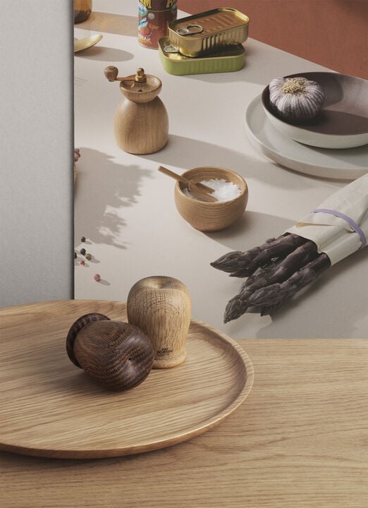 Salt- og pebersæt H6 eg/røget eg