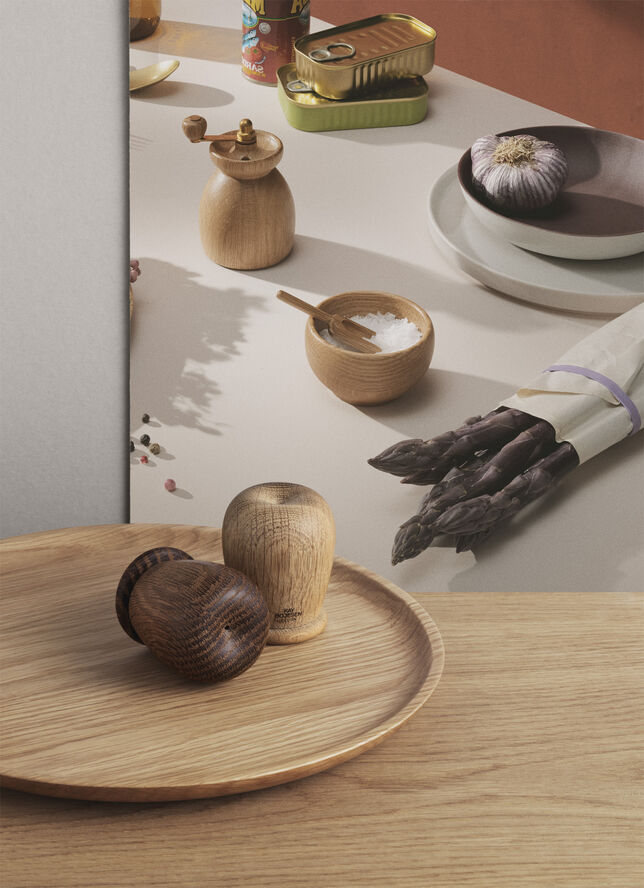 Salt- og pebersæt H6 eg/røget eg