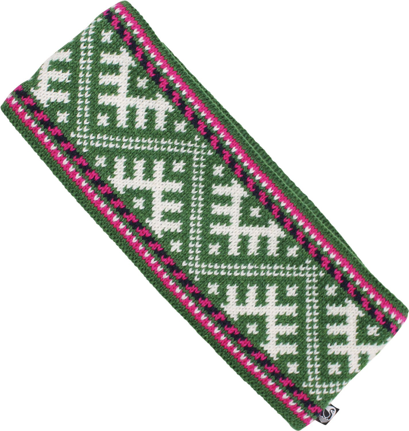 Danelangrend Wool Headband Green/White