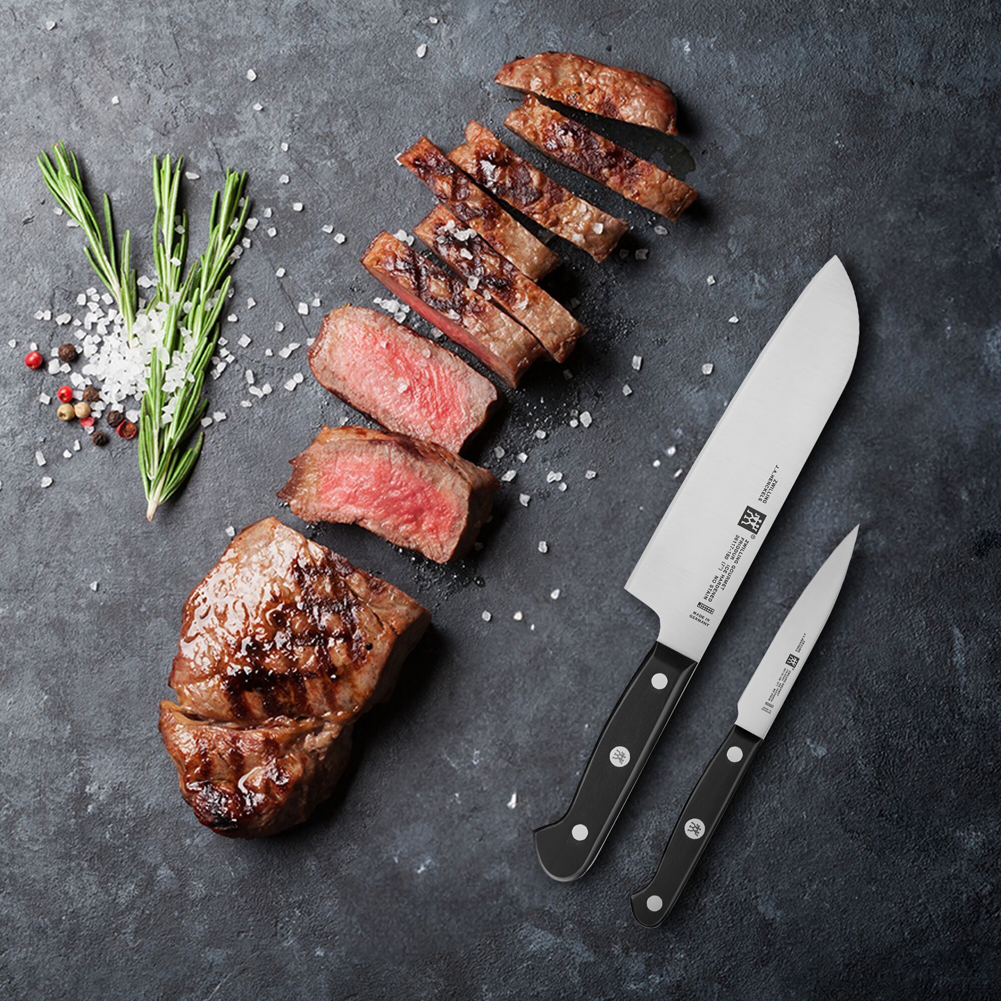 Gourmet Knivs&aelig;t 2 dele