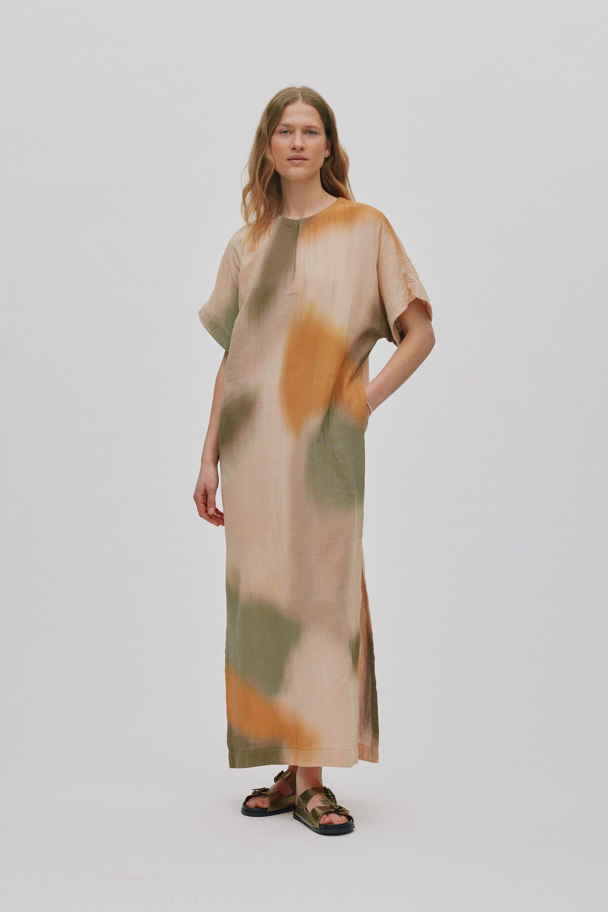 Water colour column dress - Inza