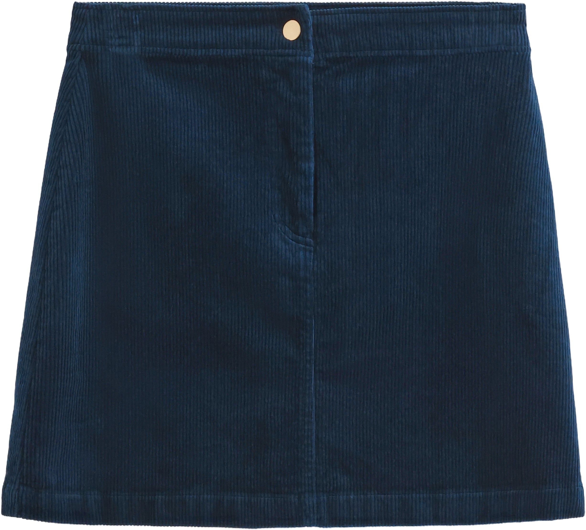 Mini skirt in corduroy