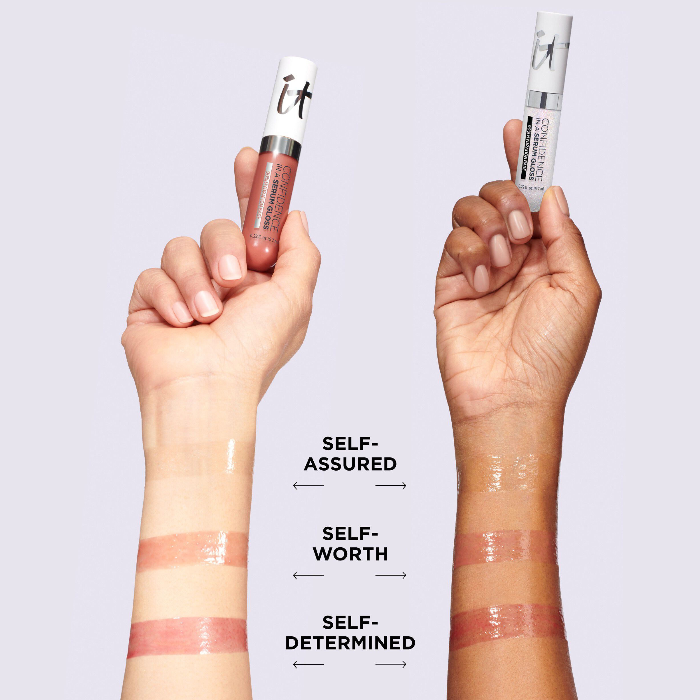 Confidence in a Serum Gloss Self -Assured