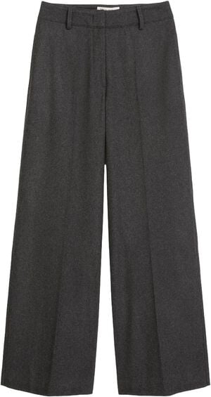 Pants, wide leg, tailored, zip fly
