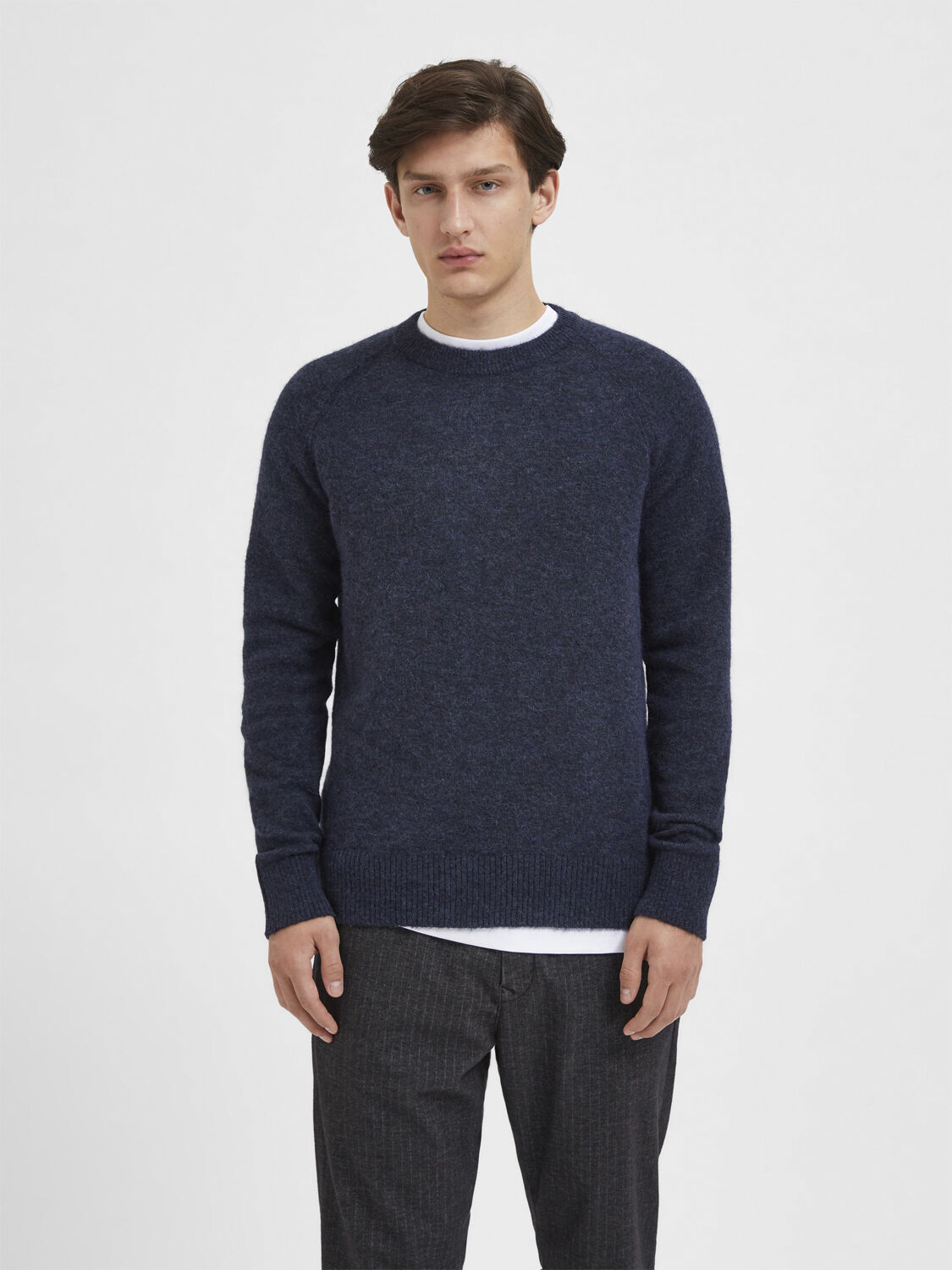 Slhrai Ls Knit Crew Neck Noos