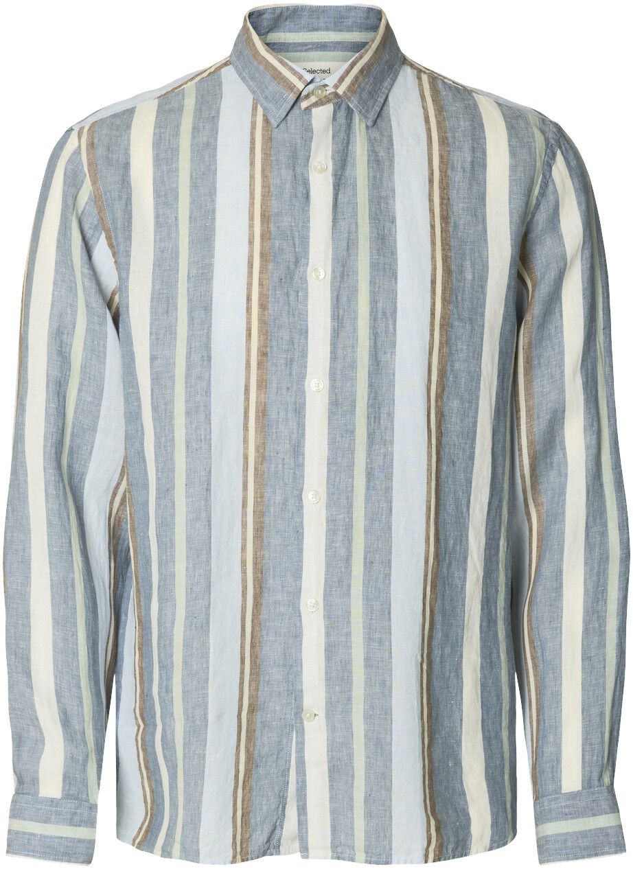 Slhregkylian Linen Ls Shirt