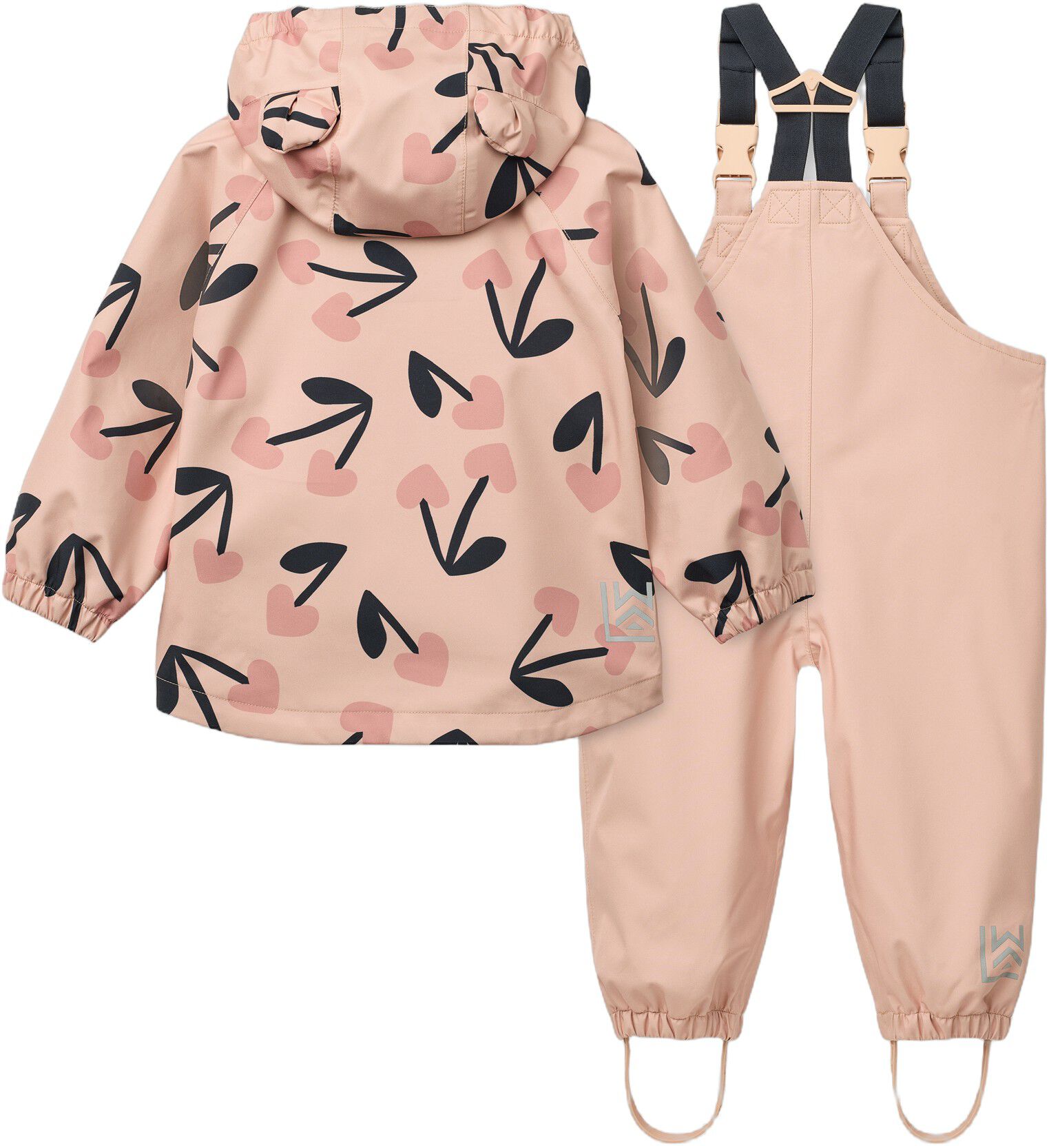 Manu Rainwear Set Mini cherry heart