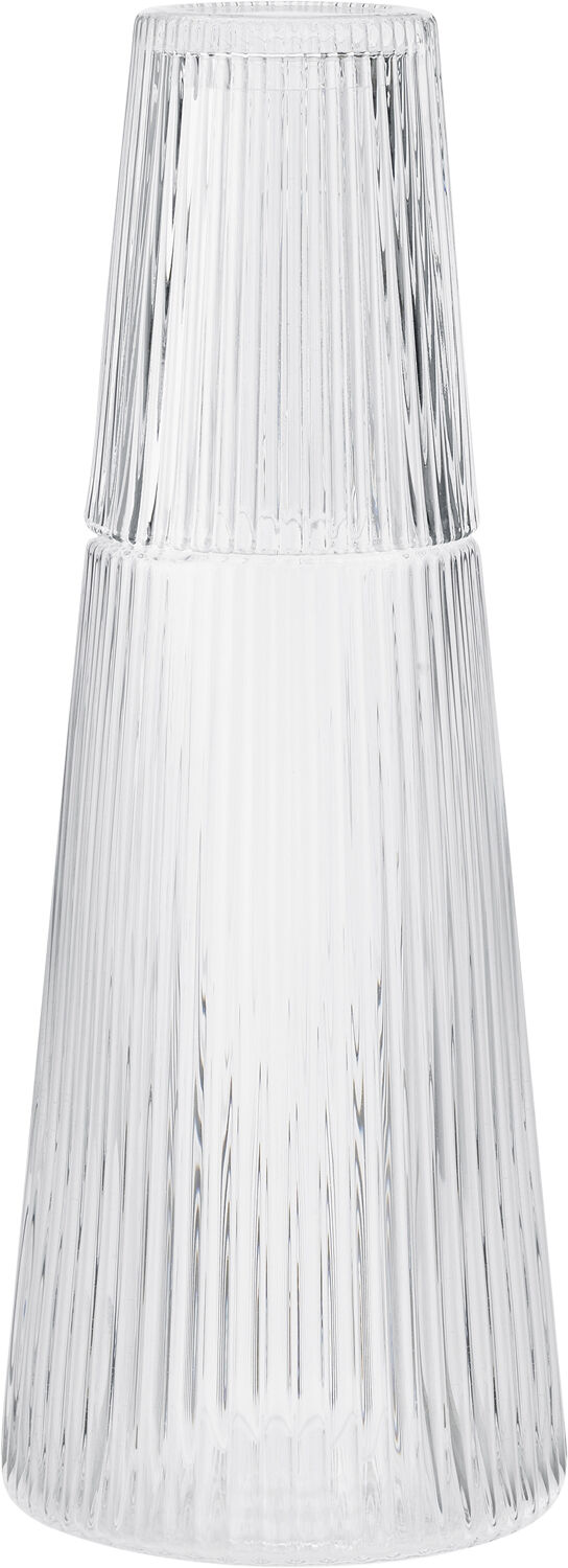 Pilastro karaffel med glass 1 l. clear