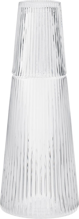 Pilastro karaffel med glass 1 l. clear