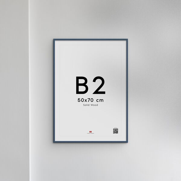 Poster&Frame - Indian Teal Wood 30x40cm