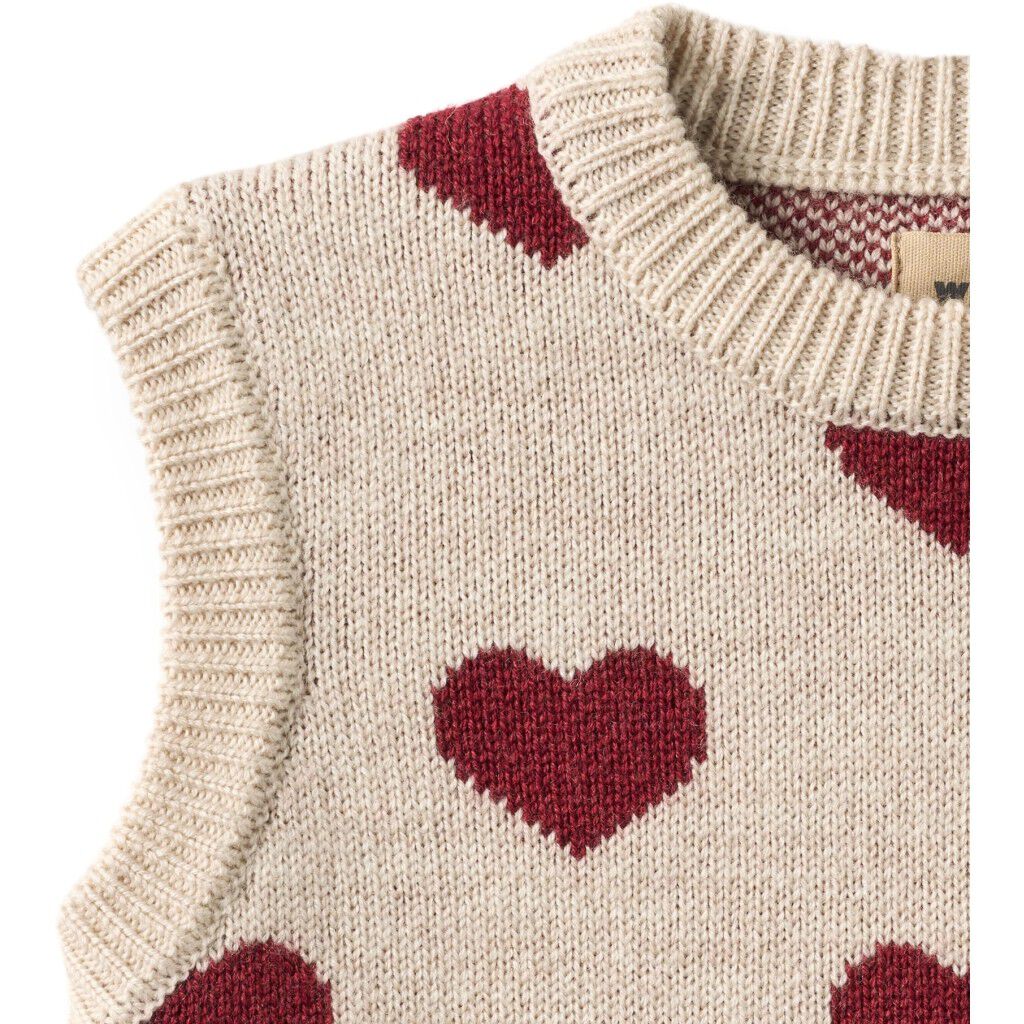 Jacquard Strik Vest Gaby