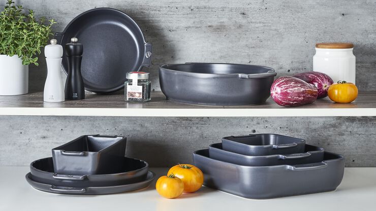 Appolia Rektangulært fad 22 cm Skifer