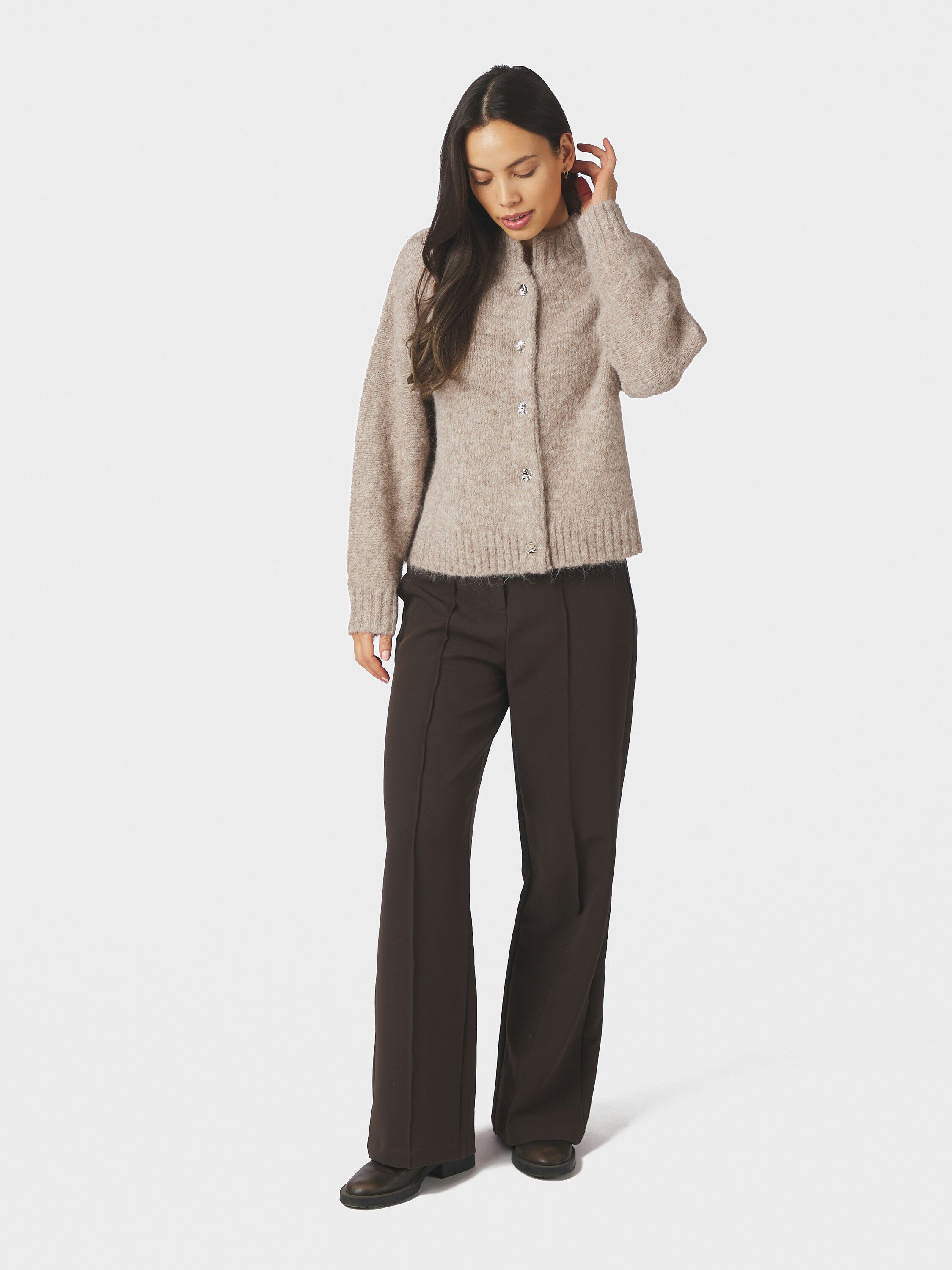 Taura Fluffy Knit Cardigan