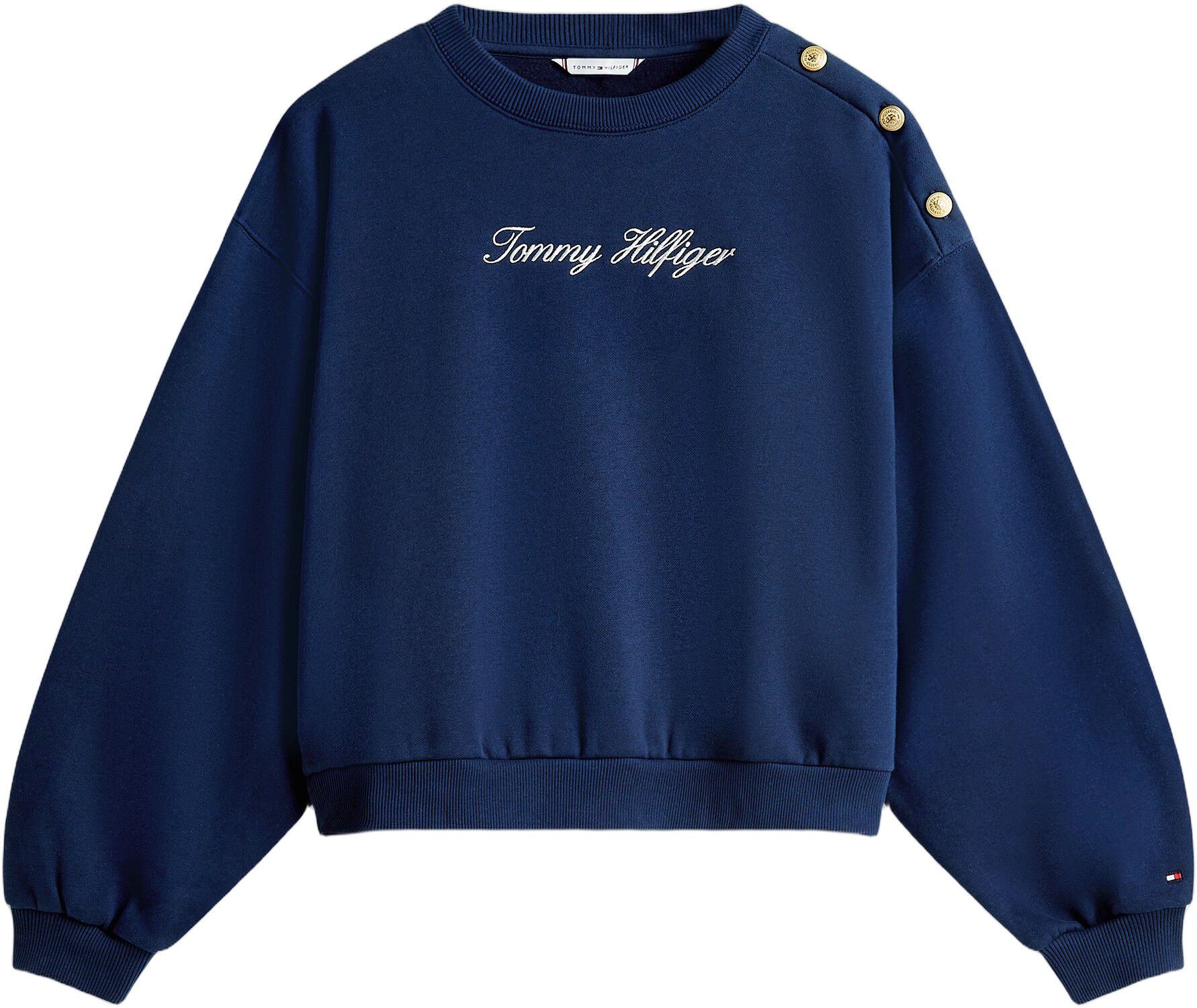 GOLD BTN SCRIPT TERRY SWTSRT