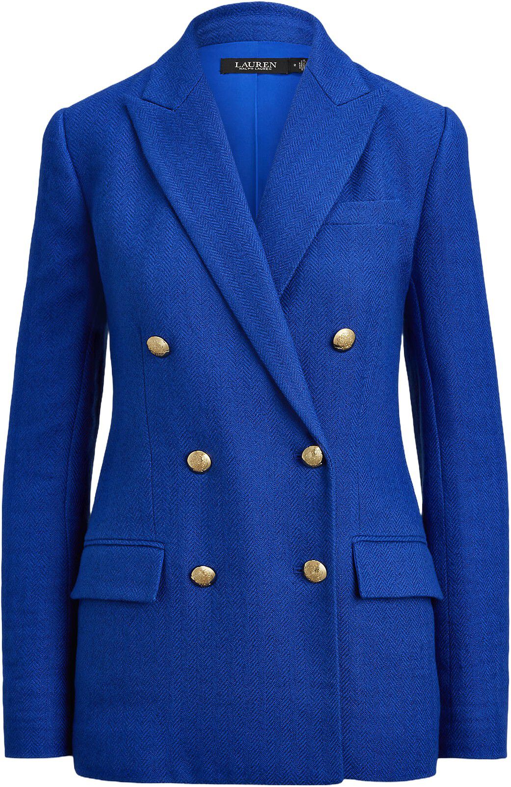 Double-Breasted Linen-Cotton Blazer