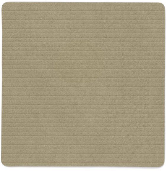 Glass Mat Square Corduroy Herbal Dust