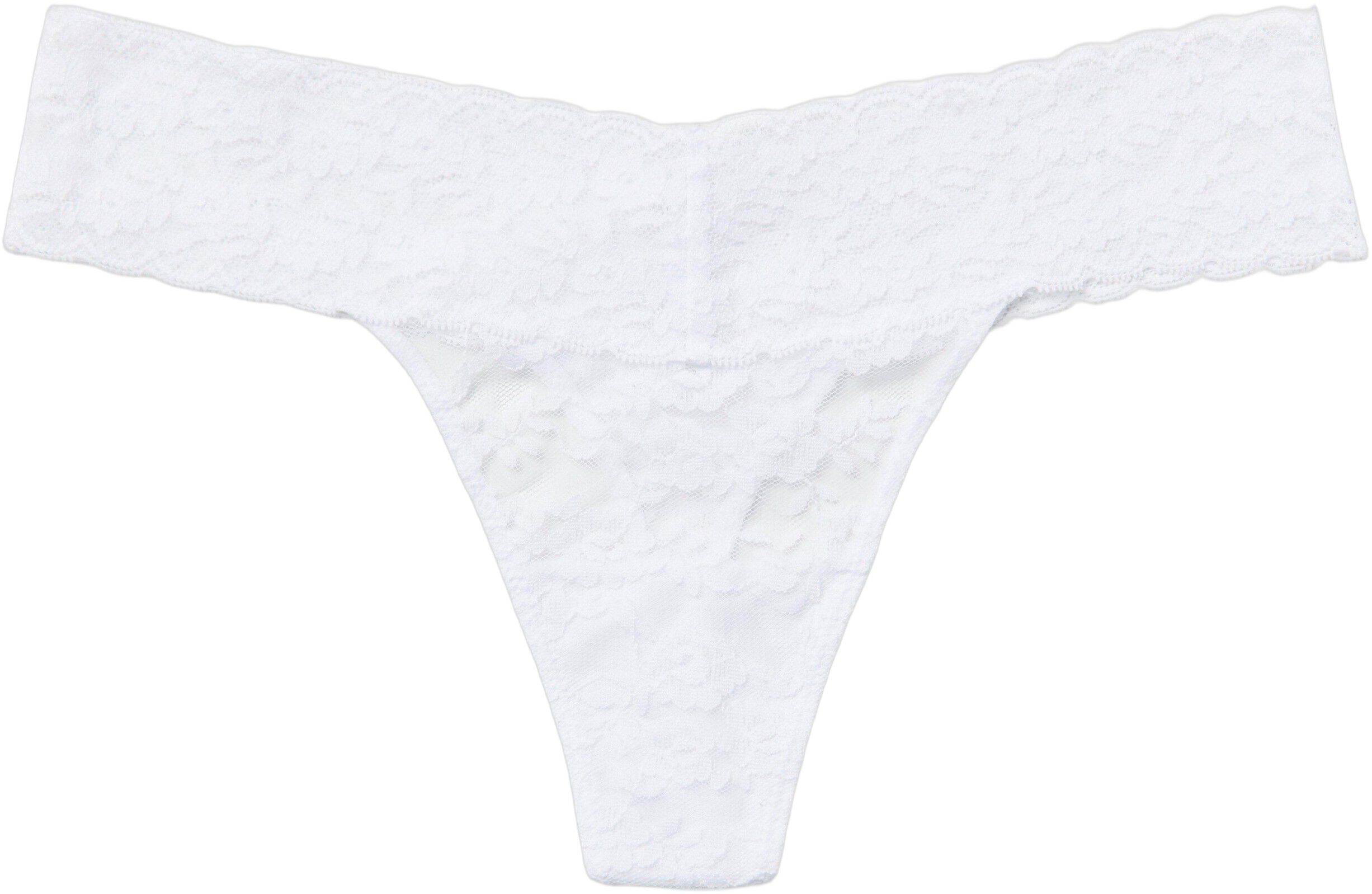 Stringtruse med blonder